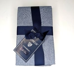 CREMIEUX Chambray Cotton King Sham Set